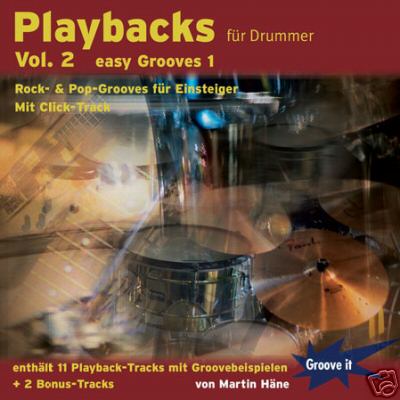 Playbacks fÃ¼r Drummer Vol. 2 easy Grooves 1
